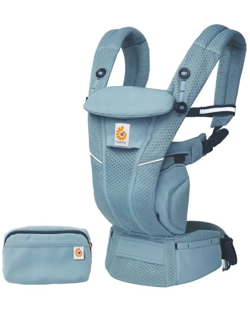 xx Porte-bébé ergonomique Ergobaby Omni Breeze - Bleu ardoise