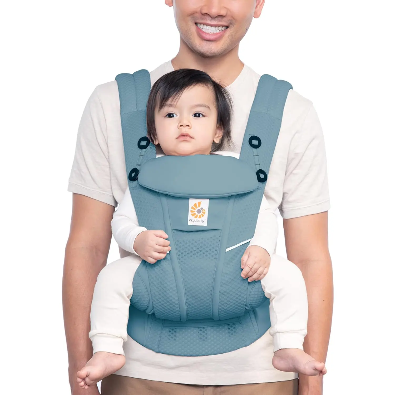 Porte-bébé ergonomique Ergobaby Omni Breeze - Bleu ardoise