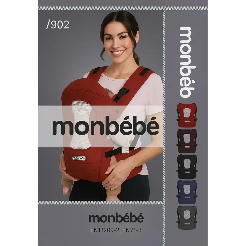 Porte-bébé Monbébé 902 – Ergonomique, confortable et sécurisé