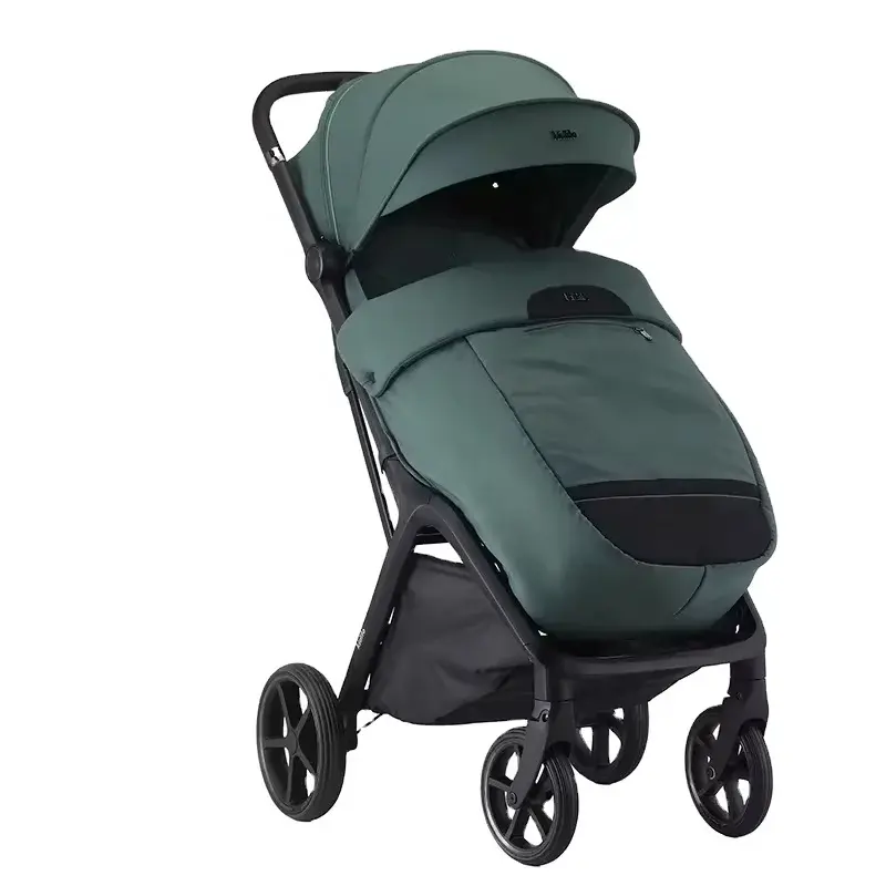 Poussette valise compacte kaki C5F