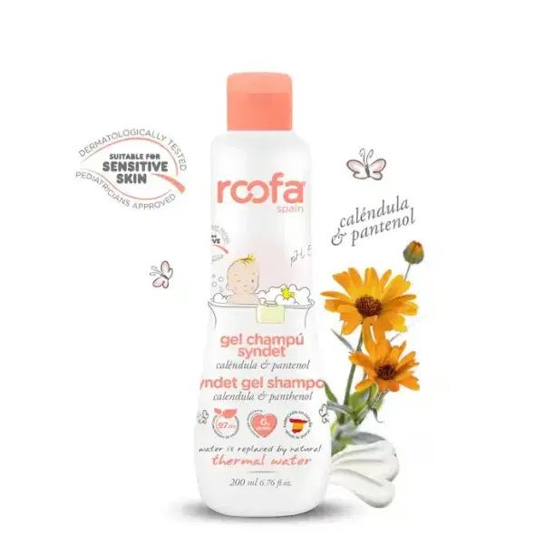 Roofa Syndet Gel Shampooing Calendula et panthénol 200ml