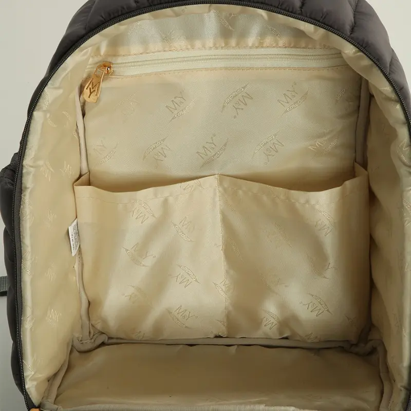 Sac à dos en cuir et tissu pour soins bébé et mère MY Collection