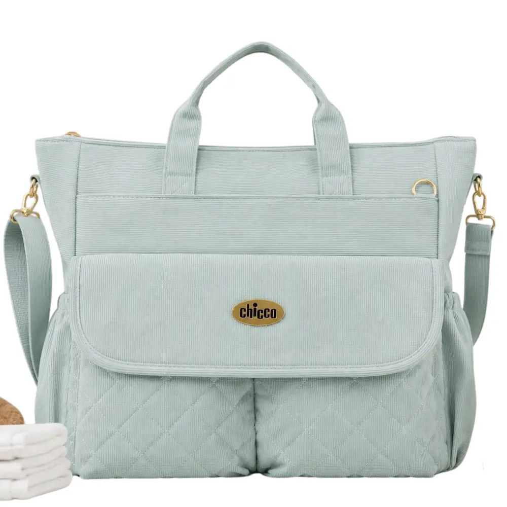 xx Sac à Langer Chicco Velours – Vert Menthe