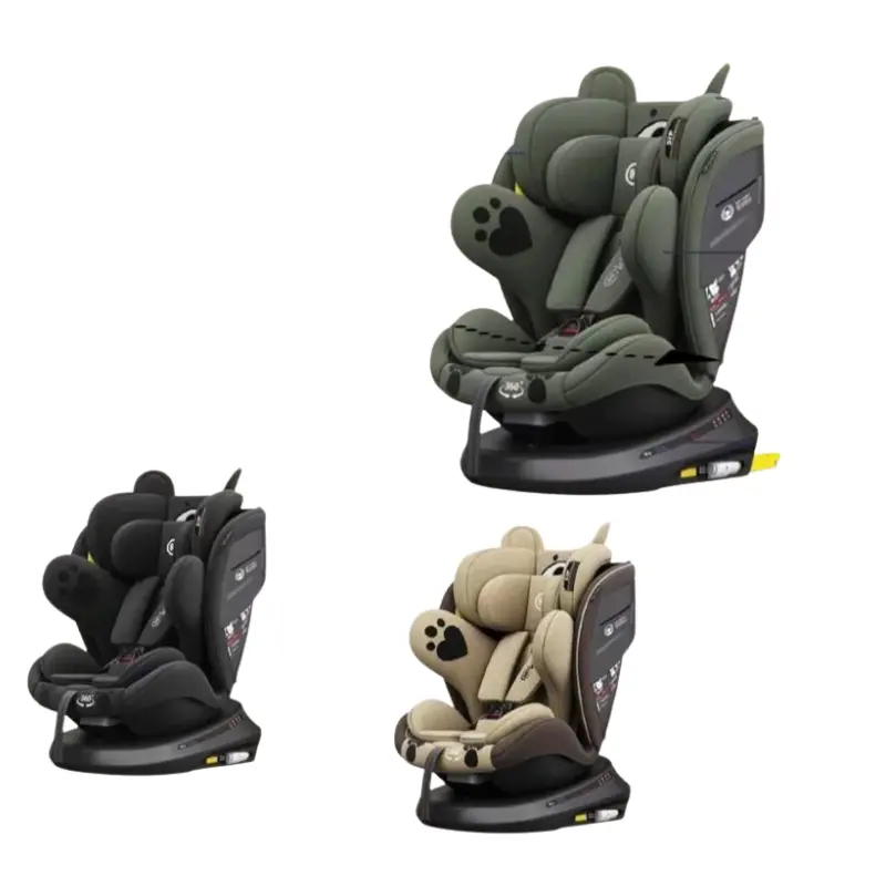 Siège Auto Bébé Murphy Isofix 360° Kidilo – Sécurité et Confort – Kaki