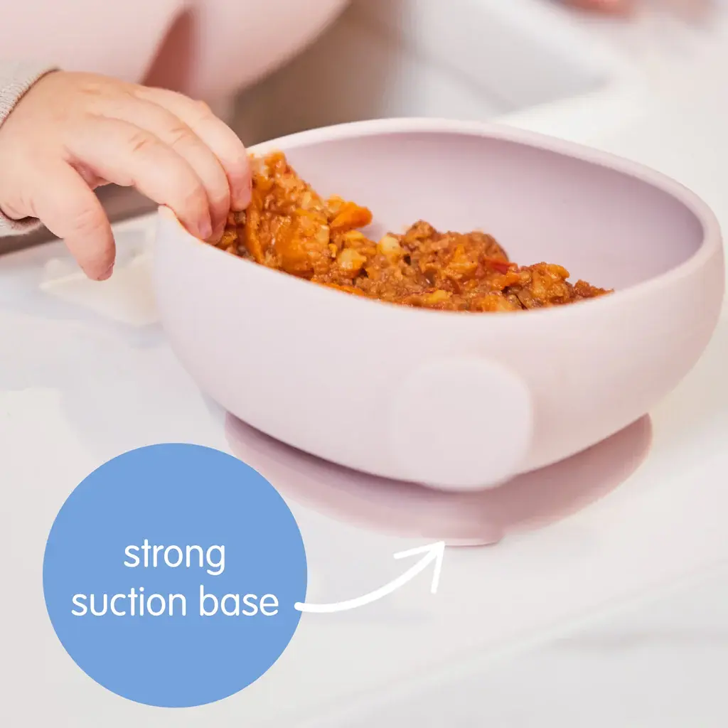 Silicone Bowl + Lid - sage