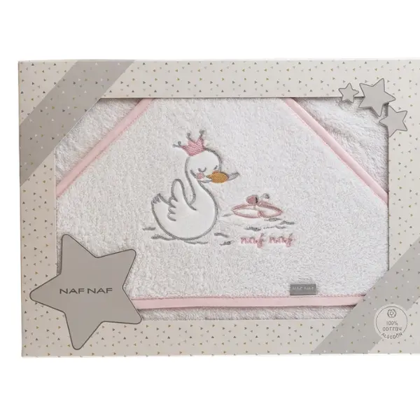 Sortie de Bain à Capuche Cygne Princesse NAF NAF