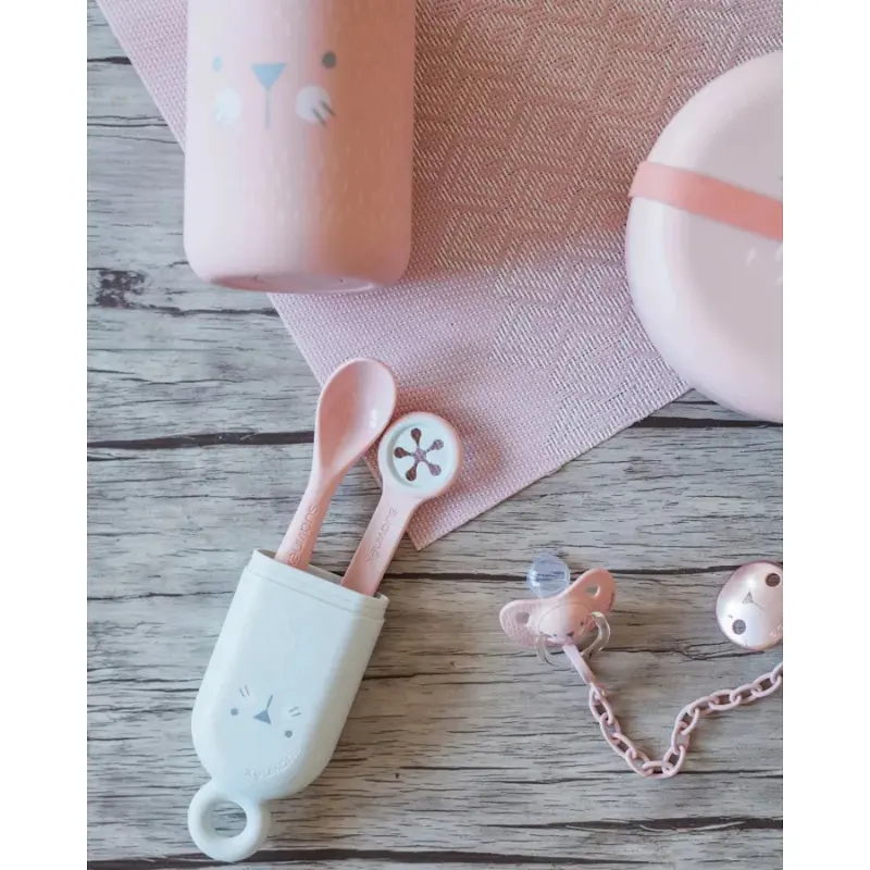 Suavinex Ensemble de Vaisselle - Rose