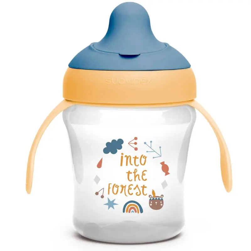 xx Suavinex Tasse à bec Into the forest Jaune +6m 200ml