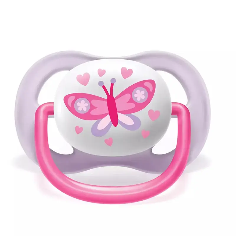 Sucette AVENT Air Collection 0-6M Girl – Confort et Douceur pour Bébé Fille