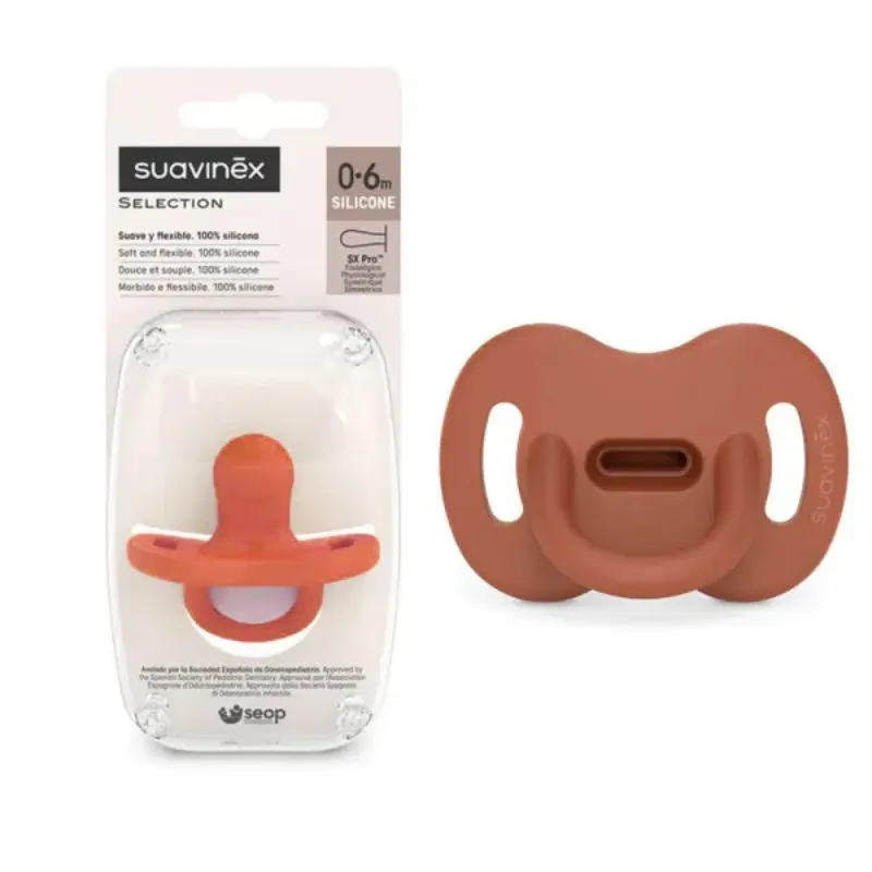xx Sucette réversible en silicone Colour Essence Tuile