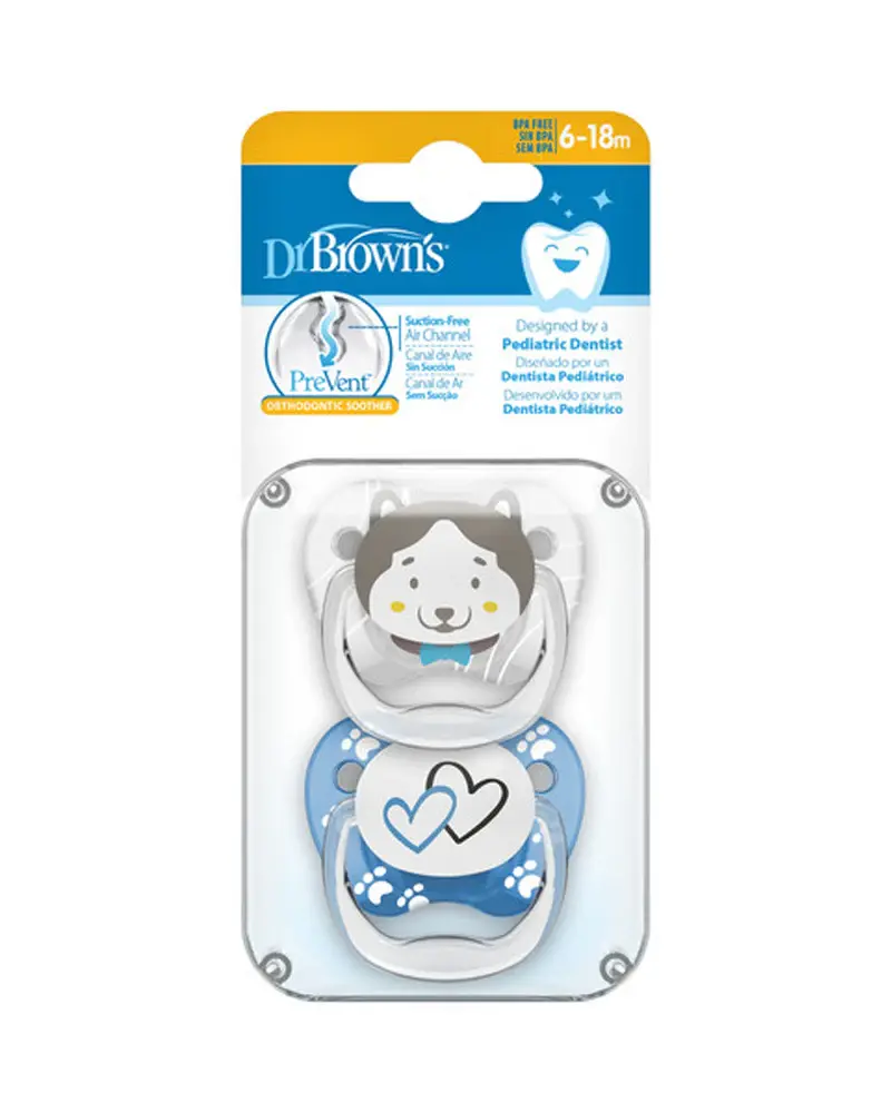 Sucettes 6-18 mois – Chien-Dr.Brown’s