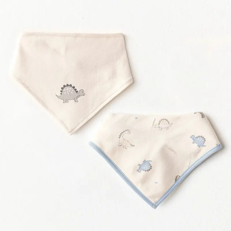 xx Tablier écharpe d'été pour bébé garçon Andywawa 2 - Bleu dinosaure