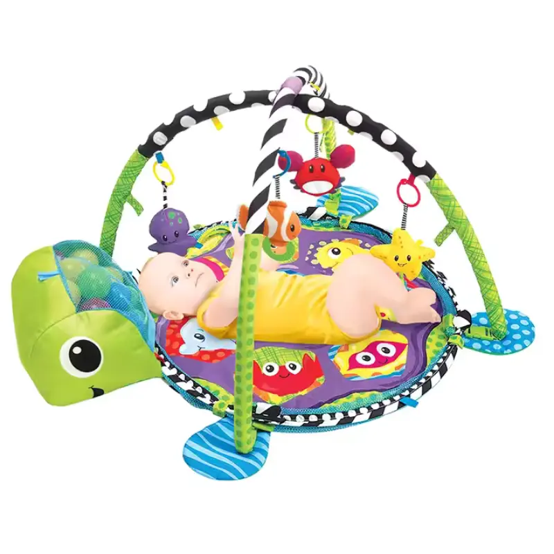 Tapis de jeu 3 en 1 pour bébé Tortue