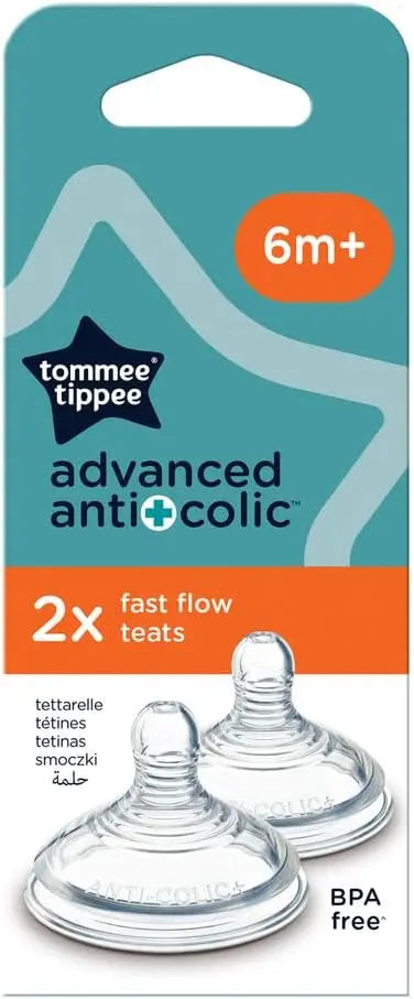 Tétines anti-coliques Tommee Tippee 6m+