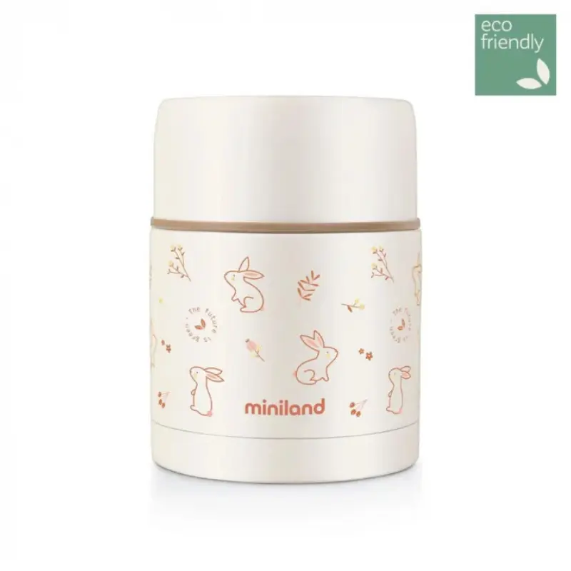 xx Thermos Miniland Pour Aliments Solides Bunny 600ml