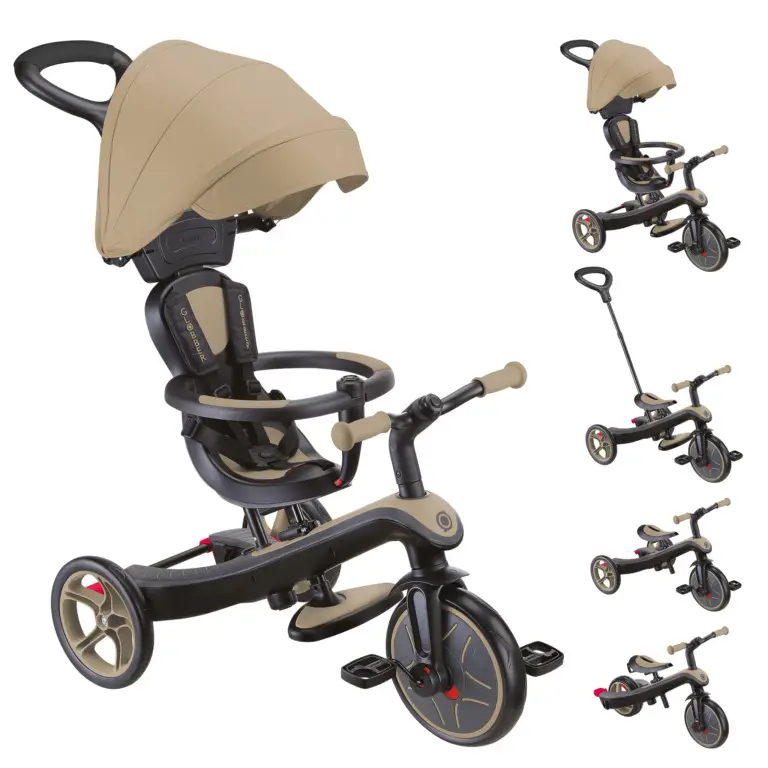 Tricycle EXPLORER 4 en 1 Beige - Globber