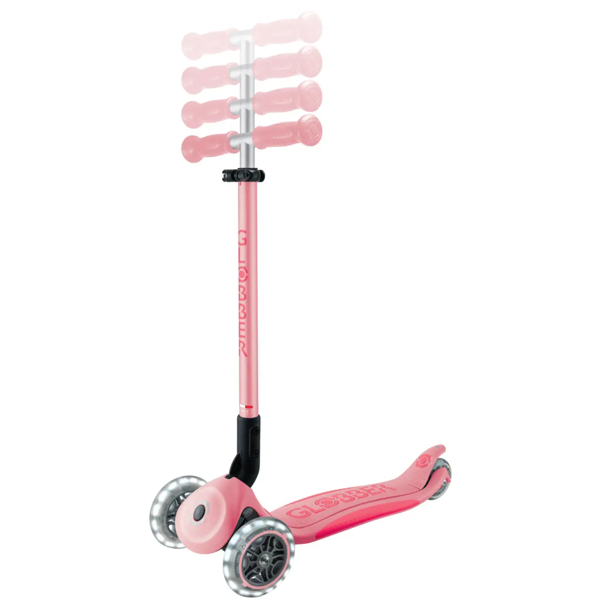 Trottinette à 3 roues pour enfants 3-7 ans Rose