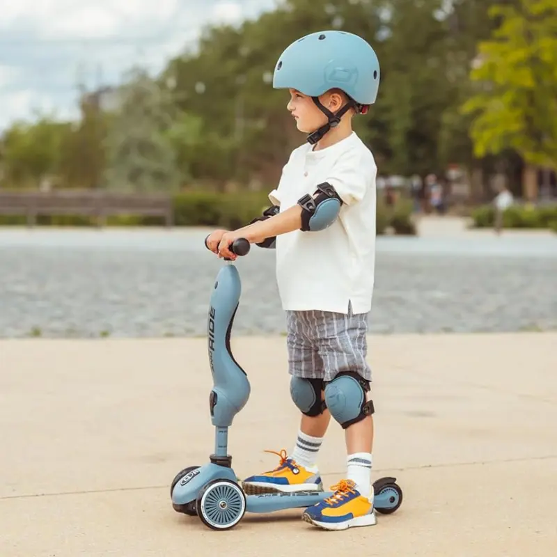 Trottinette bébé Highwaykick 1 BLEU ACIER  - SCOOT AND RIDE