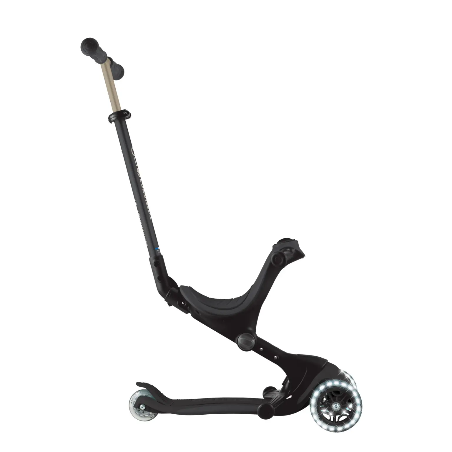 Trottinette convertible GO•UP DELUXE LIGHTS 3 en 1 Noir