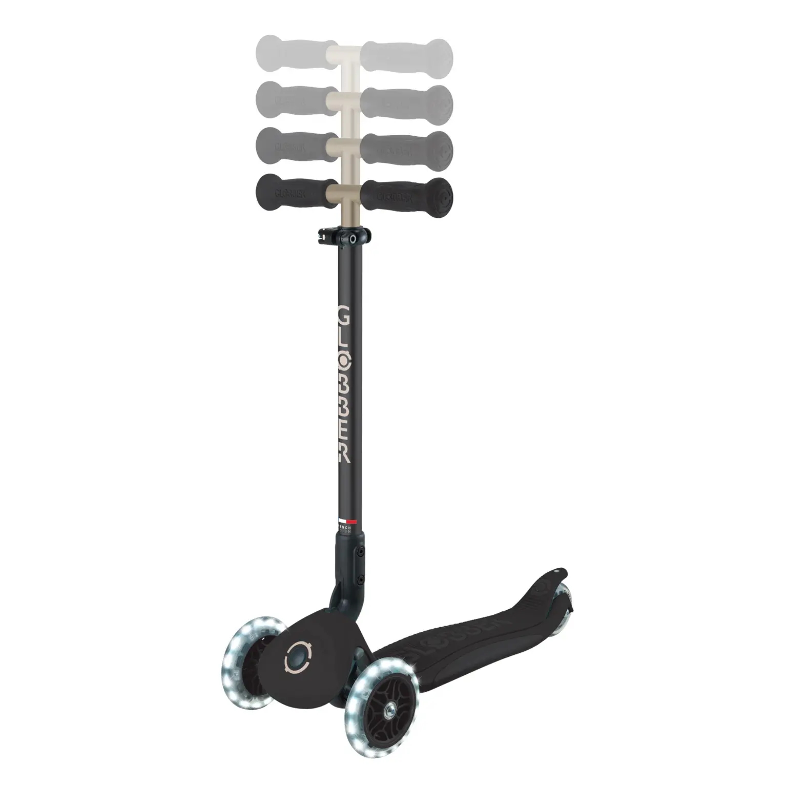 Trottinette convertible GO•UP DELUXE LIGHTS 3 en 1 Noir
