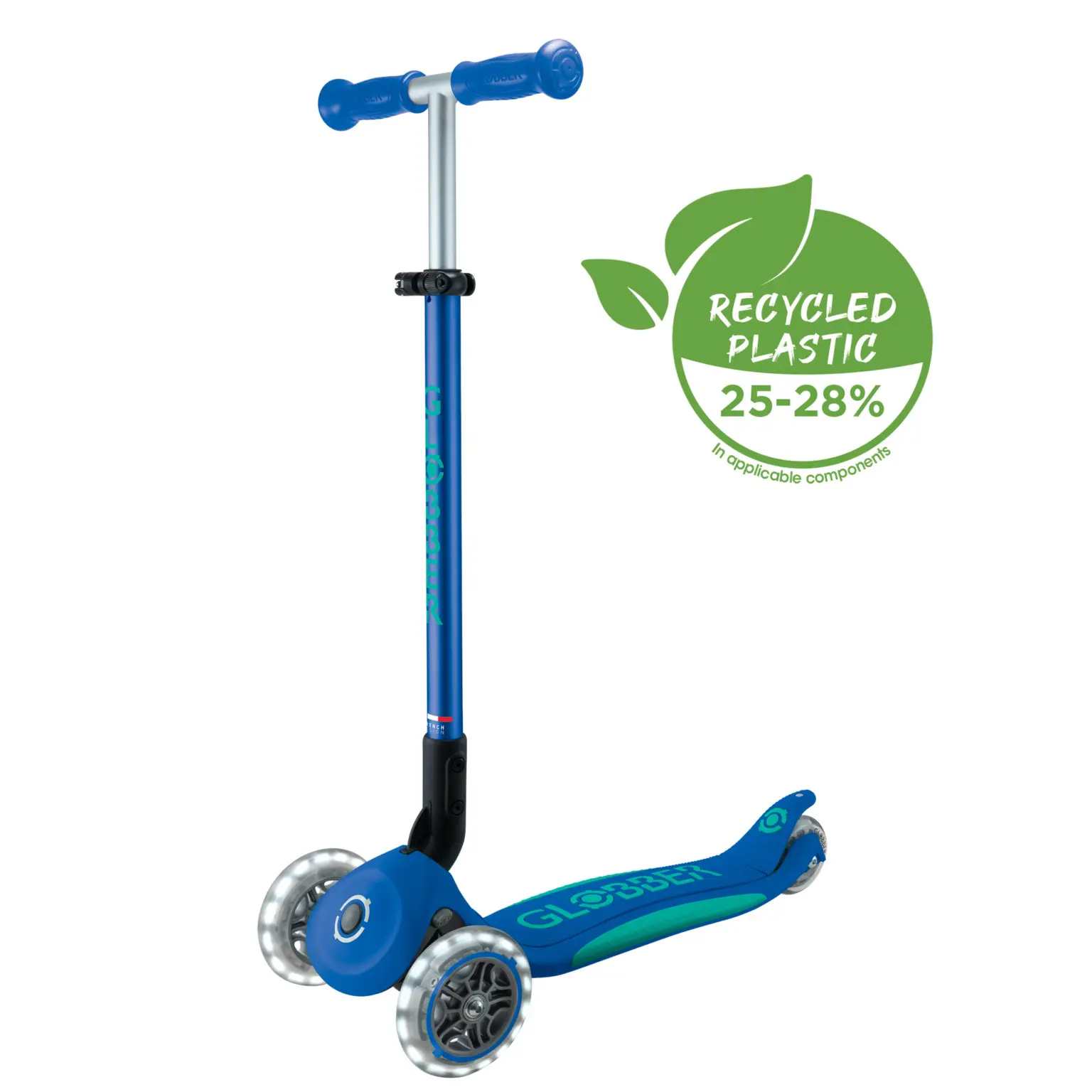 Trottinette Globber ELITE LIGHTS Bleu