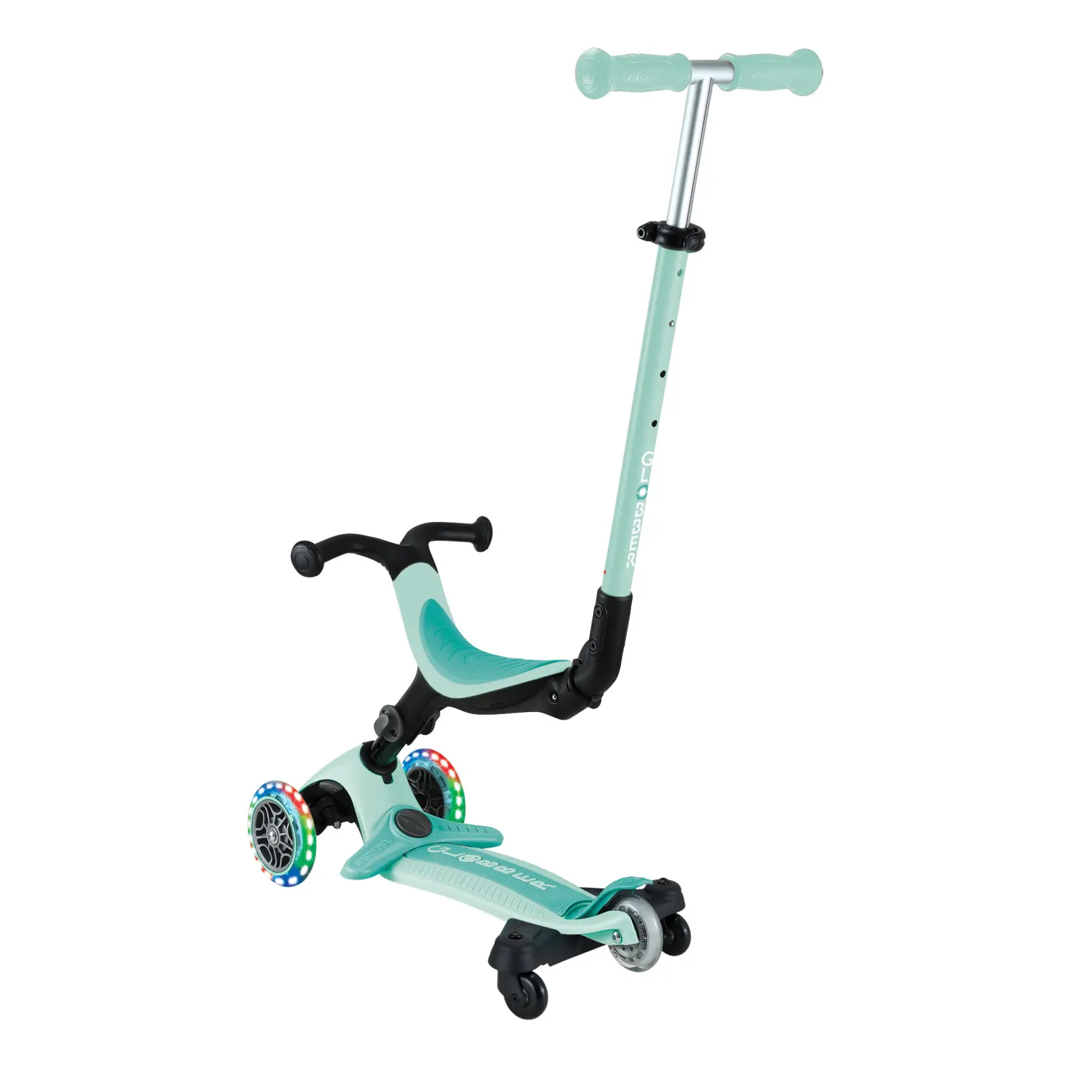 Trottinette Évolutive Globber GO•UP Active Plus Lights Mint