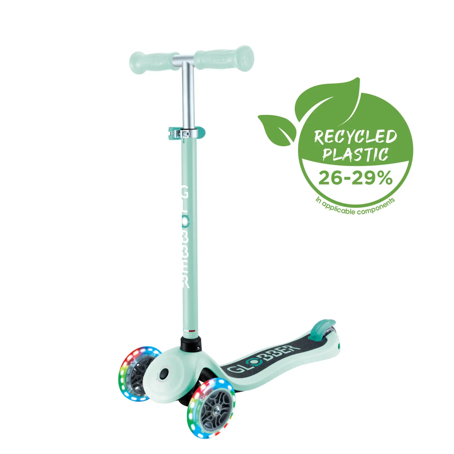 Trottinette PRIMO LIGHTS Menthe Globber