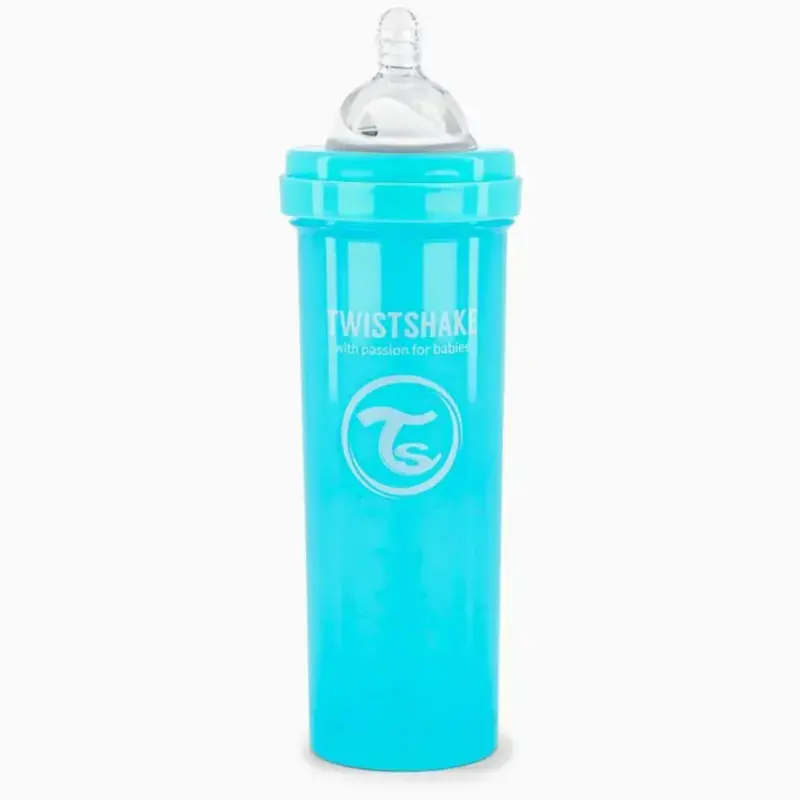 Twistshake Biberon anti-colique 330ml bleu