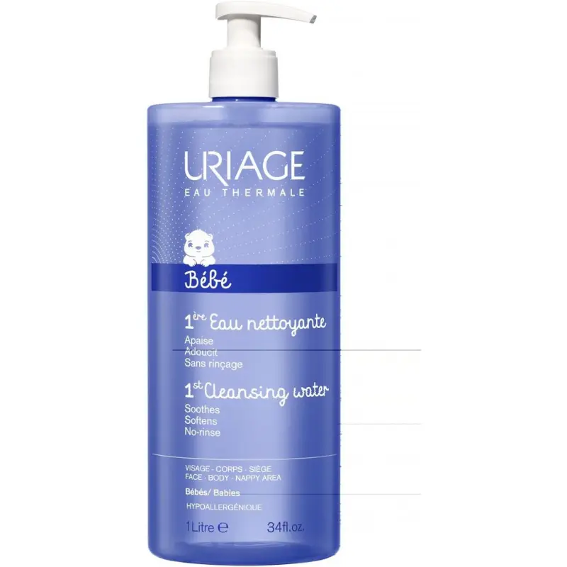 xx Uriage Bébé 1ère Eau Nettoyant Sans Rinçage 1L