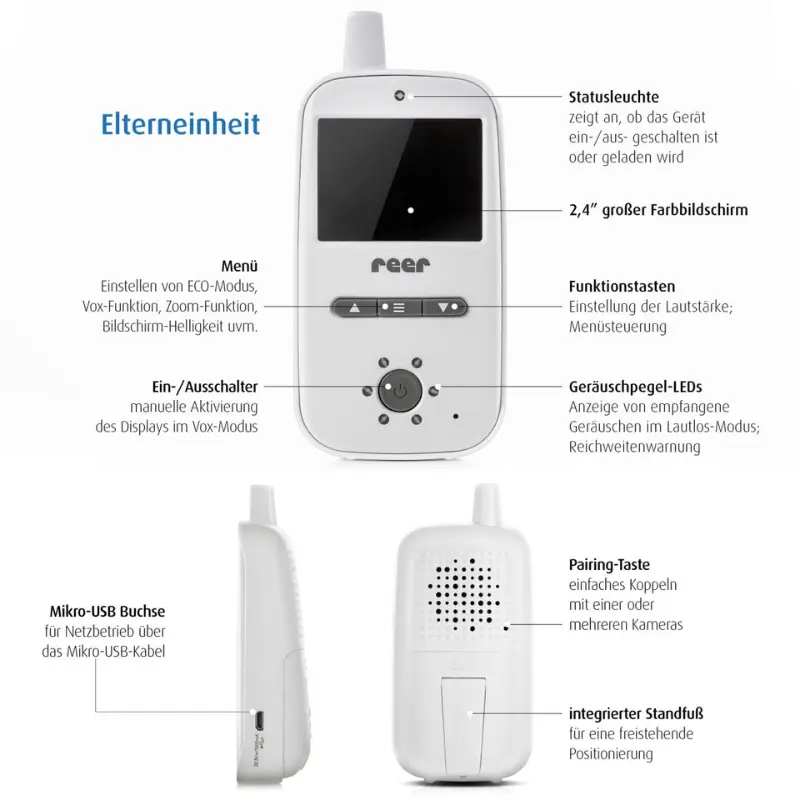 Video Babyphone BabyCam - Reer