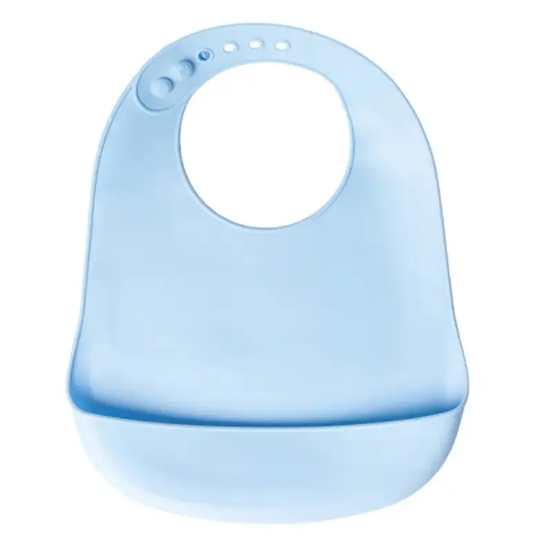 xx YUMMY Bavoir en Silicone avec Poche 9M+