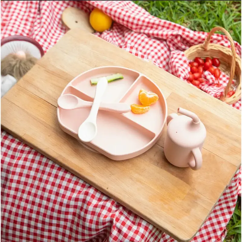 YUMMY Coffret Repas Silicone 6M+